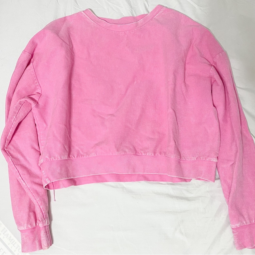 Pink Lily Sweatshirt